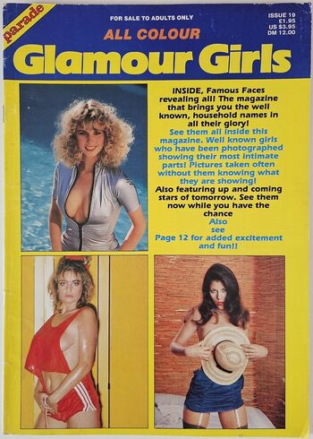 1980'S & Early 90'S Page 3 Girls