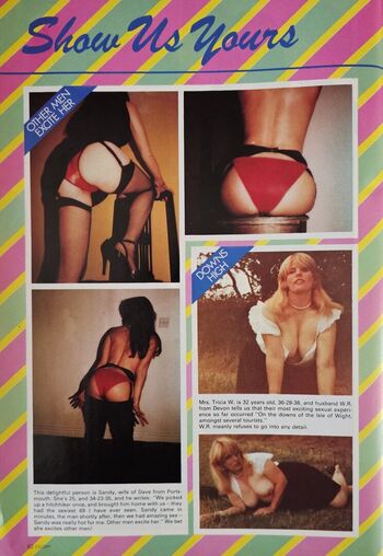 1980'S & Early 90'S Page 3 Girls